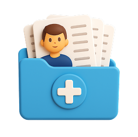 환자 진료 기록 아이콘